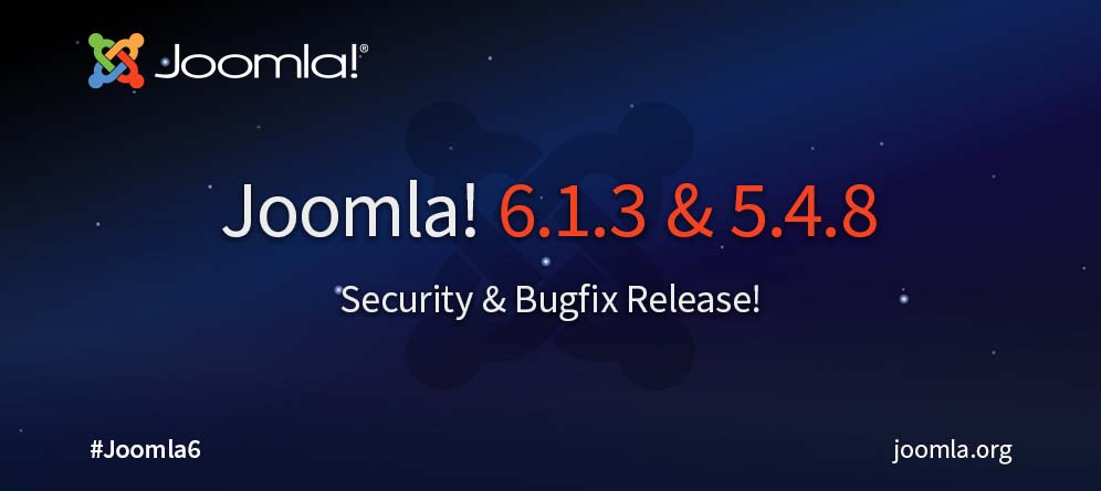 Joomla update 6.1.3 5.4.8